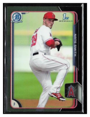 2015 Bowman Chrome Prospects Asia Black Ref #BCP90 Nate Smith - Image 1 of 2