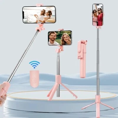 Mini selfie stick travel portable universal floor tripod - Image 1 of 4