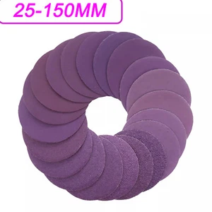 25-150 mm Wet and Dry Sanding Discs Sandpaper Hook and Loop Pads Grit 60-10000 - Picture 1 of 24
