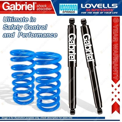 2 Rear STD Gabriel Ultra Shocks + Lovells Springs for Holden Commodore VR VS IRS - image 1 of 2