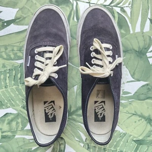 VANS Scarpe Sneakers Uomo Usate Fuori Muro Grigio Autentiche Taglia 10,5 - Foto 1 di 10