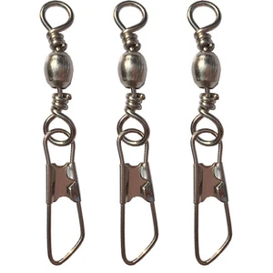 50+50pcs Fishing Barrel Snap Swivel Ball Bearing Rolling Swivels Saltwater 8#+6# - Picture 1 of 6