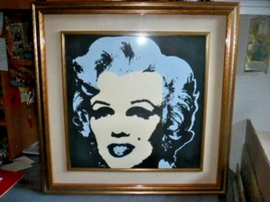 ARTE POP ART ANDY WARHOL portrait MARILYN MONROE DAN BREUS 150/200 RARA AFFARE! - Foto 1 di 12