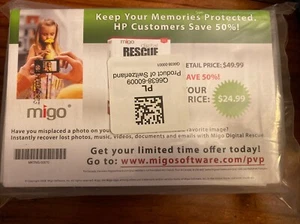 Migo HP Printable Photo Paper PL Q6638-60009 150 Sheets 4 X 6” New - Picture 1 of 2