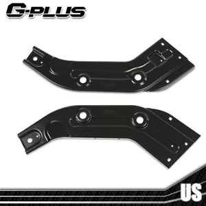 Fit For 12-2015 Volkswagen Passat Black Radiator Support Left + Right Pair Set - Picture 1 of 9