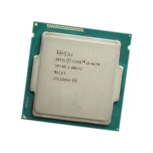 Haswell Intel 4 Core I5-4670 SR14D 3.40Ghz FC-LGA 1150 6MB 5GT/s CPU Prozessor - Bild 1 von 1