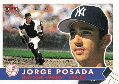 2001 Fleer Tradition Baseball Jorge Posada New York Yankees #246 - Image 1 of 2