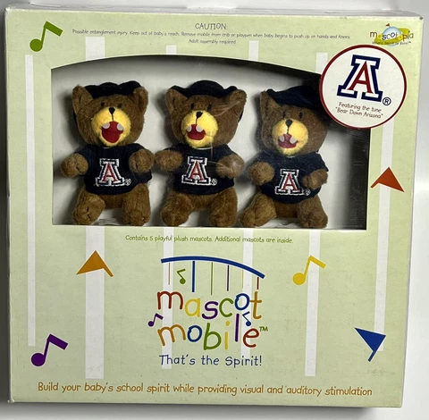 NCAA Arizona Wildcats Musical Mascot Mobile NIB Cover