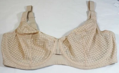 NWT PLAYTEX love my curves BRA TRU support shape US4713 CHAMPAGNE Beige breath - Image 1 of 4