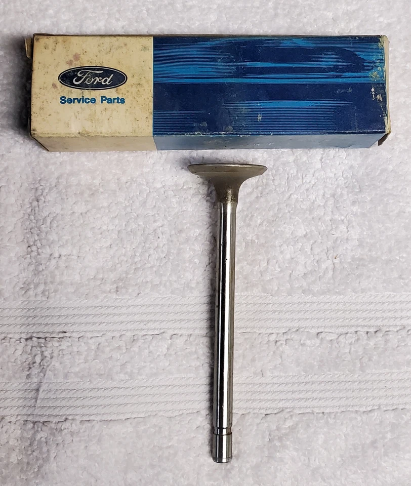 Válvula de escape Ford D2TZ-6505-A 1969-91 Ford Mercury & Mercury Marine Foto 1 de 1