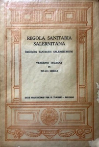 FULVIO GHERLI REGOLA SANITARIA SALERNITANA. REGIMEN SANITATIS SALERNITANUM 1964 - Picture 1 of 4