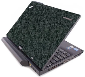 LEATHER Vinyl Lid Skin Cover Decal fits IBM Lenovo ThinkPad X220T X230T Laptop - Picture 1 of 1