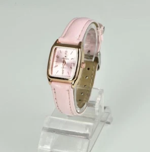 Exquisito Reloj Mujer Temperamento Sencillo Moda Estilo Universitario Rosa Cinturón - Imagen 1 de 2