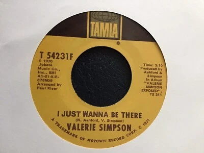 Valerie Simpson - I Just Wanna Be There / Sinner Man ( Don’t Let Him Catch You M - Image 1 of 2