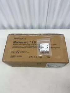LOT OF 25 Kensington MicroSaver 2.0 Portable Keyed Laptop Lock K67989S - 2 Keys - Picture 1 of 5