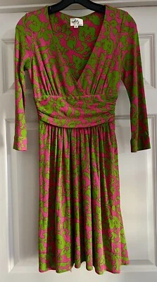 Milly Of New York Mezcla de Seda Vintage Cintura Imperio Talla 0/2 (P) Original Milly Foto 1 de 4