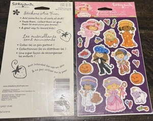 Strawberry Shortcake 2004 Halloween Sticker Cards 2 Sheets Vintage - Picture 1 of 3