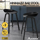 Alfordson Metal Bar Stools Kitchen Wooden Dinning Chairs Black White Wade