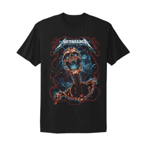 Metallica Heavy Metal Rock Music Event Tour Vntg Graphic Design T-Shirt - Picture 1 of 2