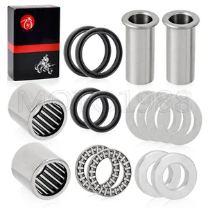 Swing Arm Bearings Seals Rebuild Kit for Suzuki RM125 RM250 96-08 RMZ250 RMZ450 - Picture 1 of 7