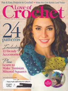 Love of Crochet Magazine 24 Patterns Spring 2015 Fun and Easy Projects - Picture 1 of 8