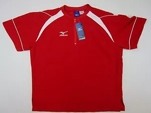 Pullover Mizuno Para Hombres A Prueba de Viento Béisbol SS NUEVO CON ETIQUETAS Entrenamiento Práctica Talla Pequeña Rojo - Imagen 1 de 7