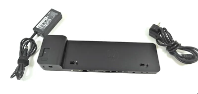 HP 2013 UltraSlim Dockingstation (HSTNN-IX10) mit Netzteil, USB3.0, DisplayPort - Bild 1 von 3