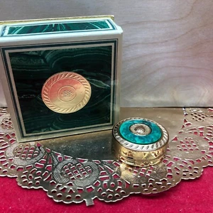 Vintage Avon Regence Solid Perfume Glace Compact Complete with Box/Sleeve - Picture 1 of 4