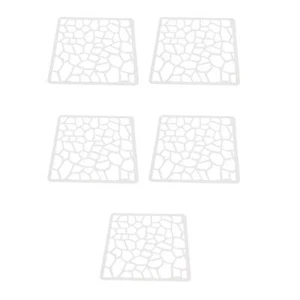 5pcs Reusable Geometric Stencils Diy Crafting Stencils Background Stencil - Picture 1 of 12
