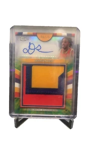 2024 Topps Chrome McDonald's All American Auto Patch Tie Dye Derrion Reid 6/25 - Imagen 1 de 2