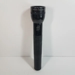 Vintage Maglite Flashlight Black LED 12" Large 3 D cell Battery Tested - Bild 1 von 9