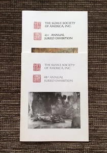 RARE 2-LOT Sumi-e Society of America 42nd 43rd Annual Juried Exhibition Catalog - Picture 1 of 11