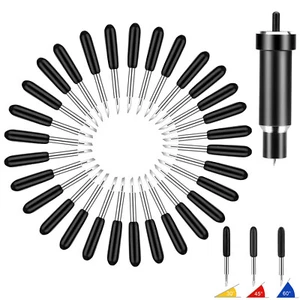 30pcs Fine Point Cutting Blades for Cricut Explore Air2/Air 3 /Maker/Maker 3 - Picture 1 of 8