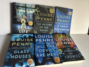 Lot 6 Louise Penny Chief Inspector Gamache Books 1, 11, 12, 13, 16, 17… - Picture 1 of 13