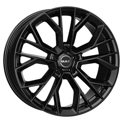 Cerchi in lega MAK STILO-D 20" 9.5J 5x112 ET 41 76 GLOSSY BLACK - Imagen 1 de 2