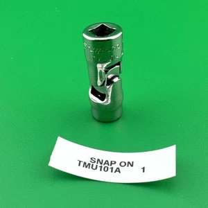 Snap On 1/4" Drive 12-Point SAE 5/16" Shallow Universal Socket TMU101A Engraved - Picture 1 of 6