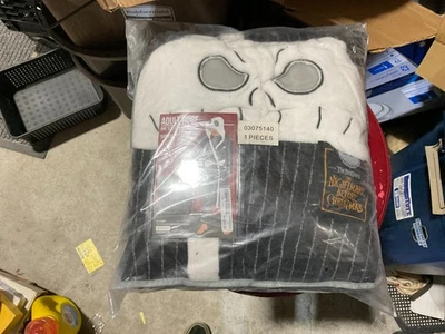 NUEVA bata Jack Skellington para adulto - talla única - polar suave - Foto 1 de 3