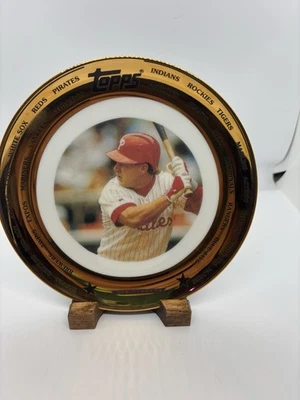 1993 Topps Lenny Dykstra #740 Gold Collectors Plate - Image 1 of 4