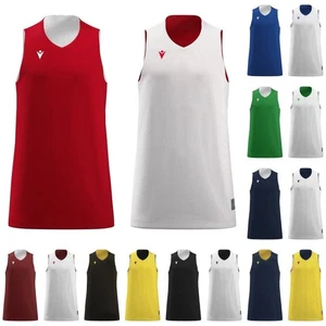 SHIRT JERSEY REVERSIBLE BASKETBALL IDAHO - MACRON - Size 3XS - 4XL - Picture 1 of 27