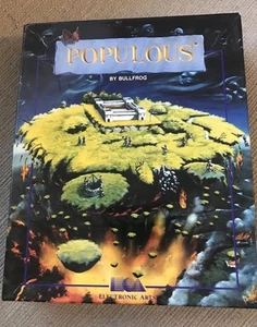 POPULOUS - ATARI ST GAME VINTAGE 1989 STRATEGY GOD GAME BULLFROG EA - Bild 1 von 16