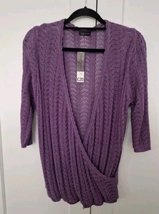 New Flirence + Fred Women’s Purple Knitted Thin Jumper Size 16 - Picture 1 of 5