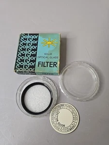 Vintage Soligor Solid Optical  Glass Filter  46mm UV Japan Box Case  - Picture 1 of 5