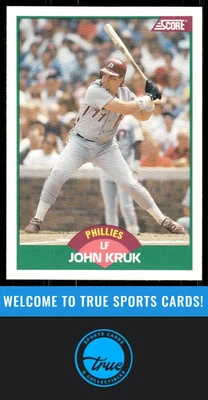 1989 Score Rookie & Traded #70T John Kruk - Image 1 of 2