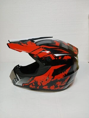 Casco de moto Virtue talla 55-56 S rojo negro usado dos veces Foto 1 de 4