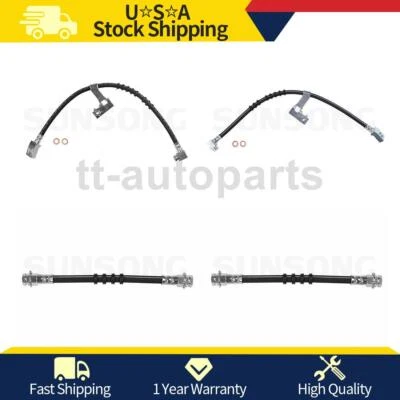 4 шт задний передний тормозной шланг Sunsong для Dodge Daytona 1990-1990 годов выпуска - Изображение 1 из 4