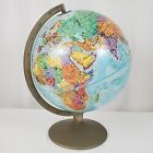 Vintage MCM Replogle 12" World Stereo Relief Globe Raised Textured Map USSR