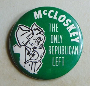 Pete McCloskey 1972 California Campaign Pin Button Politisch - Bild 1 von 1