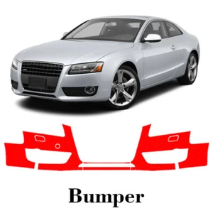 Front bumper PreCut PPF Paint Protection Film For Audi A5 2008-2012 - Picture 1 of 6