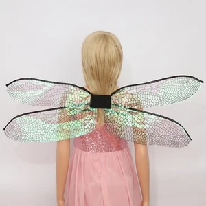 Womens Girls Costume Accessories 1Pcs Dragonfly Role Play Wings Holiday Durable - Picture 1 of 27