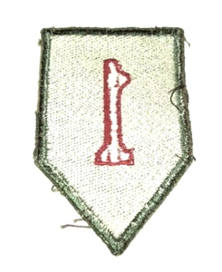 ORIGINAL OCCUPATION GERMAN MADE FE 1st INFANTRY DIVISION PATCH OFF UNIFORM - Picture 1 of 2
